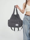 Versatile Chic: Lightweight Large Capacity Shoulder Bag Backpack for Women