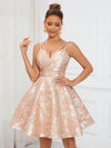 Chic & Charming: Pink 3D Floral Sweetheart Dress for Every Occasion