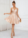 Chic & Charming: Pink 3D Floral Sweetheart Dress for Every Occasion