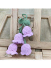 Boho Chic Blossom Drive: Woven Flower Car Hanging Ornament