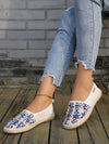 Vintage Fisherman Style Flat Slip-On Shoes: Comfort and Style Combined