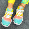 Rainbow Runners: Colorful and Fashionable Casual Sports Shoes for Women