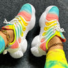 Rainbow Runners: Colorful and Fashionable Casual Sports Shoes for Women