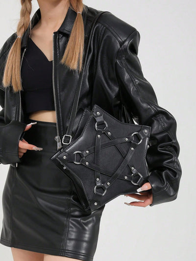 Pentagram Bag: Channel Your Inner Cool Girl with this Unique Messenger Bag