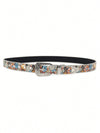 Bohemian Chic Rhinestone Waist Belt - Vintage Y2K Punk Rock Accessory