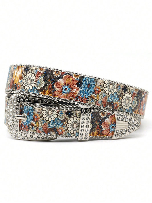 Bohemian Chic Rhinestone Waist Belt - Vintage Y2K Punk Rock Accessory