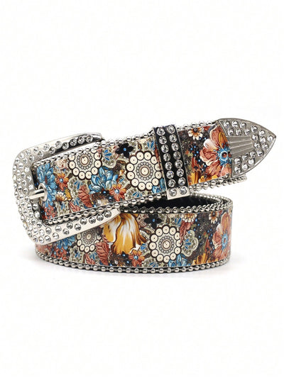 Bohemian Chic Rhinestone Waist Belt - Vintage Y2K Punk Rock Accessory