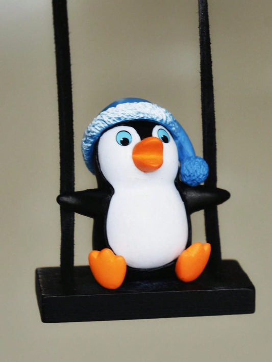 Add a touch of fun and cuteness to your car with our Playful Penguin Pendant. The handcrafted design features an adorable penguin that will surely make you smile during your daily commute. Made with high-quality materials, this pendant is a perfect addition to any car and makes for a great gift.