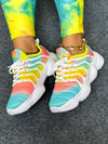 Rainbow Runners: Colorful and Fashionable Casual Sports Shoes for Women