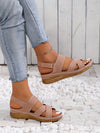 Comfortable and Stylish Peep-Toe Wedge Sandals for Women