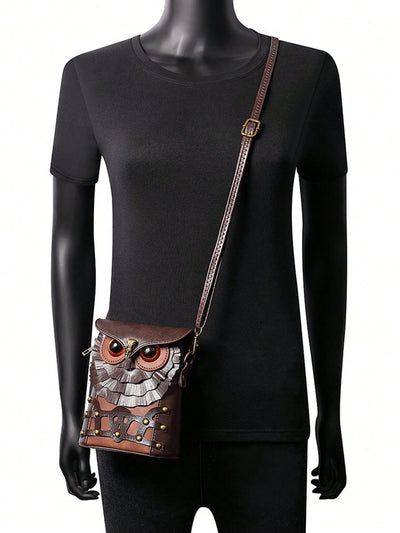 Whimsical Owl Shoulder Bag: Stylish and Fun Crossbody Purse for Daily Adventure