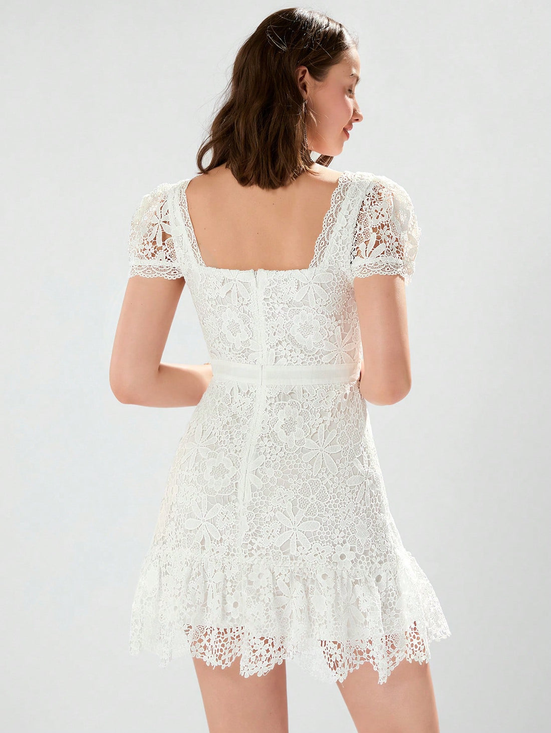 Twirl into romance with this enchanting mini dress, where delicate floral embroidery dances across the fabric in perfect harmony. The sweetheart neckline frames your silhouette beautifully, creating an effortlessly charming look that's ideal for date nights, garden parties, or any occasion calling for a touch of whimsy. Lightweight and graceful, this dress celebrates femininity with playful elegance—because sometimes the most memorable moments deserve a little extra sparkle and style.