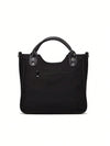 Glowing Skeleton Skull Tote: Rock Your Style with this Gothic Handbag