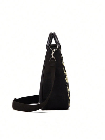 Glowing Skeleton Skull Tote: Rock Your Style with this Gothic Handbag