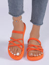 Comfortable Crossed Anti-Slip Flat Sandals: Perfect for Casual Beach Days