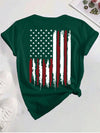 Show Your American Pride with Women's Patriotic Short Sleeve T-Shirt