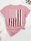 Show Your American Pride with Women's Patriotic Short Sleeve T-Shirt