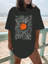 Women's Casual Sunny Graphic T-Shirt for Effortless Summer Style