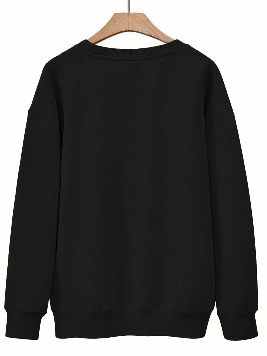 Step up your casual style with our Essence of Casual Comfort: Slogan Printed Long Sleeve Sweatshirt. Made with soft and cozy material, this sweatshirt features a stylish slogan print that adds a touch of personality to any outfit. Enjoy comfort and style in one with this must-have wardrobe staple.