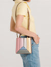 Vibrant Rainbow Patchwork Handbag: The Ultimate Versatile Accessory for Any Occasion