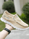 Chic Daisy Embroidered Unisex Loafers: Stylish, Comfortable, and Durable Canvas Shoes