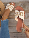 Summer Flat Sandals: Stay Stylish and Comfy with Open-Toe Cool Slippers