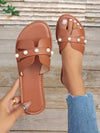 Summer Flat Sandals: Stay Stylish and Comfy with Open-Toe Cool Slippers