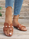 Summer Flat Sandals: Stay Stylish and Comfy with Open-Toe Cool Slippers