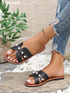 Summer Flat Sandals: Stay Stylish and Comfy with Open-Toe Cool Slippers