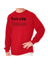 Funcle Definition: Cool Men's Long Sleeve Tee - Embrace Your Inner Fun Uncle