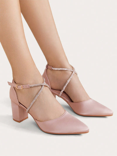 Elegant Light Pink High Heels for Dates, Parties, and Weddings