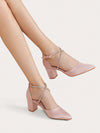 Elegant Light Pink High Heels for Dates, Parties, and Weddings