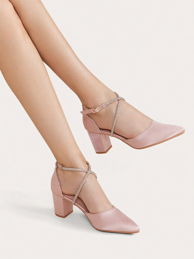 Elegant Light Pink High Heels for Dates, Parties, and Weddings