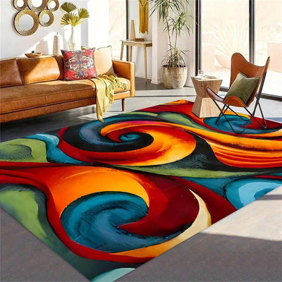 Crystal Velvet Large Outdoor Area Rug: Anti-Slip, Anti-Oil, and Anti-Fatigue for All Seasons