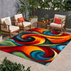 Crystal Velvet Large Outdoor Area Rug: Anti-Slip, Anti-Oil, and Anti-Fatigue for All Seasons