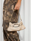 Stay Sweet, Cool, and Stylish on the Streets with this Retro Metallic Hobo Bag