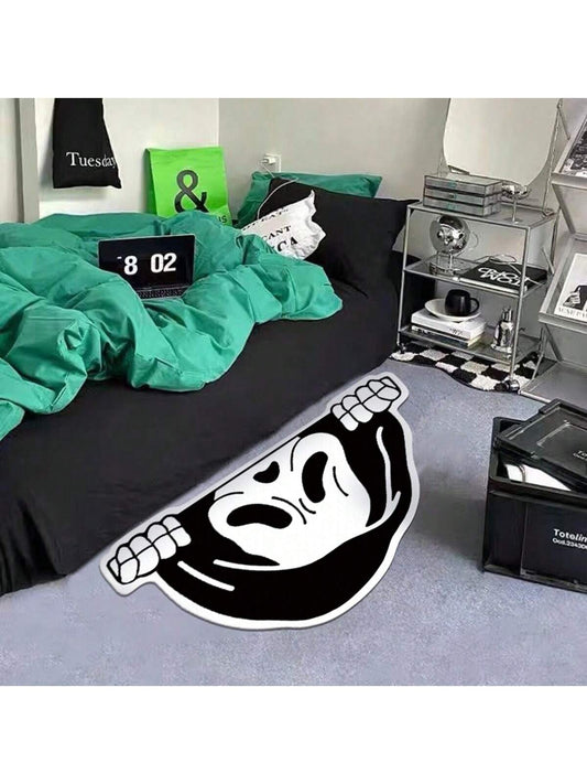 Introducing the Spooky Ghost Face Plush Floor Mat - a must-have for every room in your home. Made from soft, plush material, this floor mat is perfect for adding a touch of spooky style to your decor. Its ghost face design will bring a fun and festive vibe to any space.