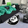 Spooky Ghost Face Plush Floor Mat - Perfect for Every Room in Your Home