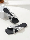 Chic Bowknot Square Toe Flat Sandals: The Ultimate Summer Staple for 2024