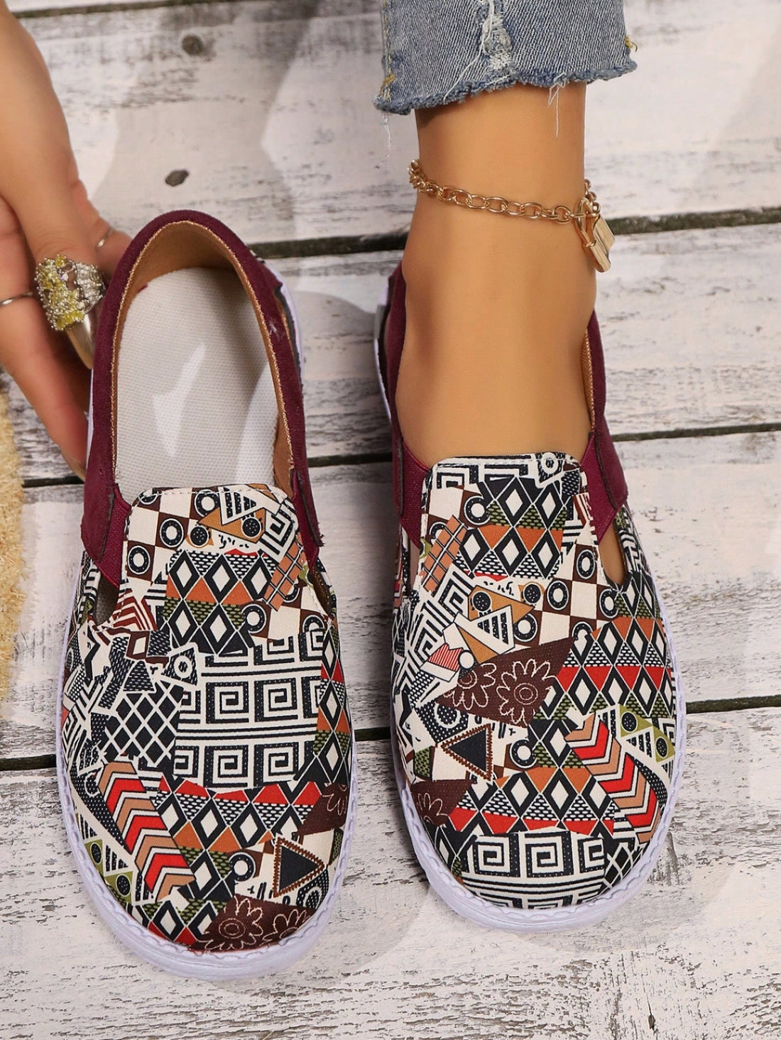 Introducing the ultimate combination of style and comfort - our Comfy Colorful Slip-On Sandals! Designed to keep you stylish and secure, these sandals are crafted with comfort in mind. Slip them on and enjoy a stylish and secure feel with every step. Upgrade your footwear today!