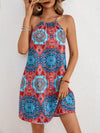 Boho Bliss: Halter Neck Backless Summer Dress for Women