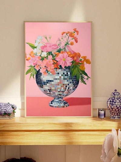 Vibrant Kitchen Disco Art Oil Painting Canvas Poster - Ideal Gift for Every Room in Your Home