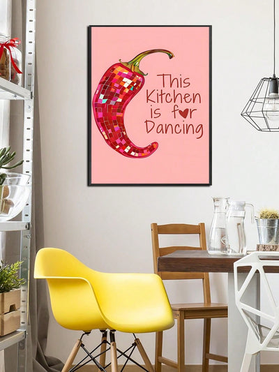 Vibrant Kitchen Disco Art Oil Painting Canvas Poster - Ideal Gift for Every Room in Your Home