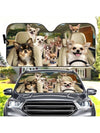 Protect your car's interior from harmful UV rays with our Adorable Chihuahua Car Sunshade. A must-have for dog lovers, this sunshade features a cute Chihuahua design that will bring a smile to your face every time you step into your car. Keep your car cool and stylish while showing your love for dogs!