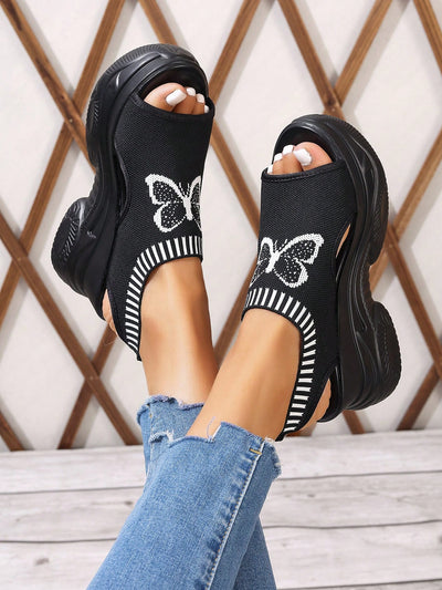 Step Up Your Style with Women's Thick-Soled Platform Sport Sandals