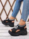 Step Up Your Style with Women's Thick-Soled Platform Sport Sandals