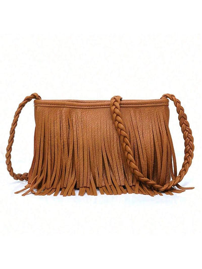 Vintage Tassel Crossbody Bag: Stylish and Practical Shoulder Bag for Everyday Use