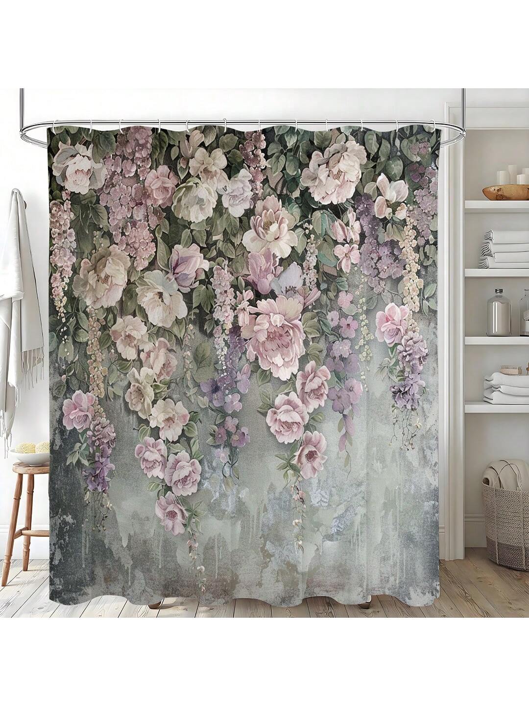 Introduce a calming touch to your bathroom with the Succulent Oasis Shower Curtain. This waterproof boho decor features a beautiful succulent design, bringing a touch of nature into your home. Made with high-quality materials, it provides functionality and style to your daily shower routine.