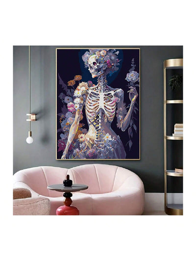 Introduce a hauntingly beautiful addition to any room with the Rose Skull Frameless Decorative Poster. Featuring a striking combination of roses and skulls, this poster adds a touch of intrigue and elegance to your space. The frameless design emphasizes the artwork, making it a stunning focal point.