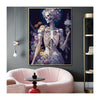 Rose Skull Frameless Decorative Poster: A Hauntingly Beautiful Addition to Any Room